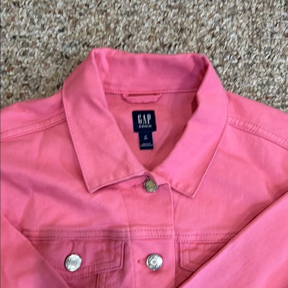 GAP Kids Pink Denim Jacket- M